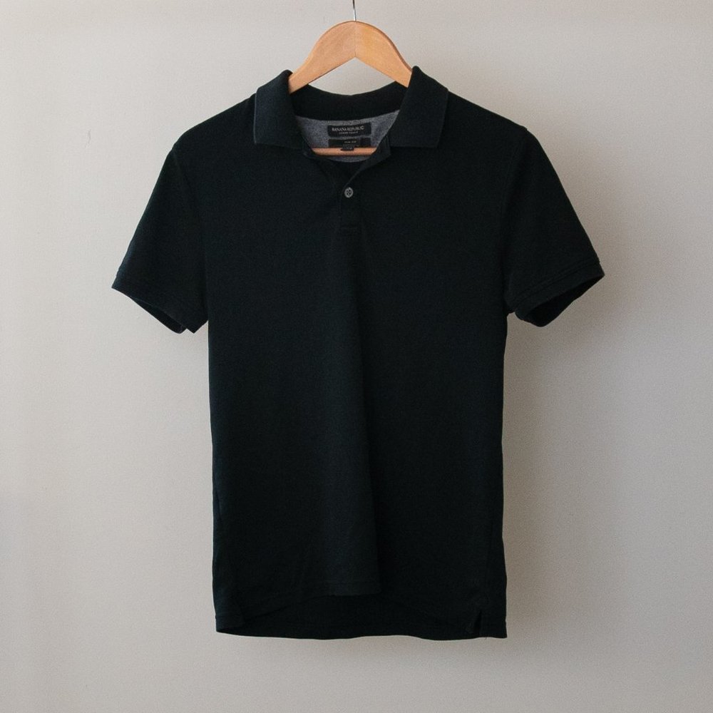 Mens Banana Republic Luxury Touch Polo - Medium